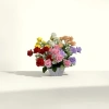 A realistic colored rose bouquet with petal pieces, specially designed Flowers rose decoration details Picture